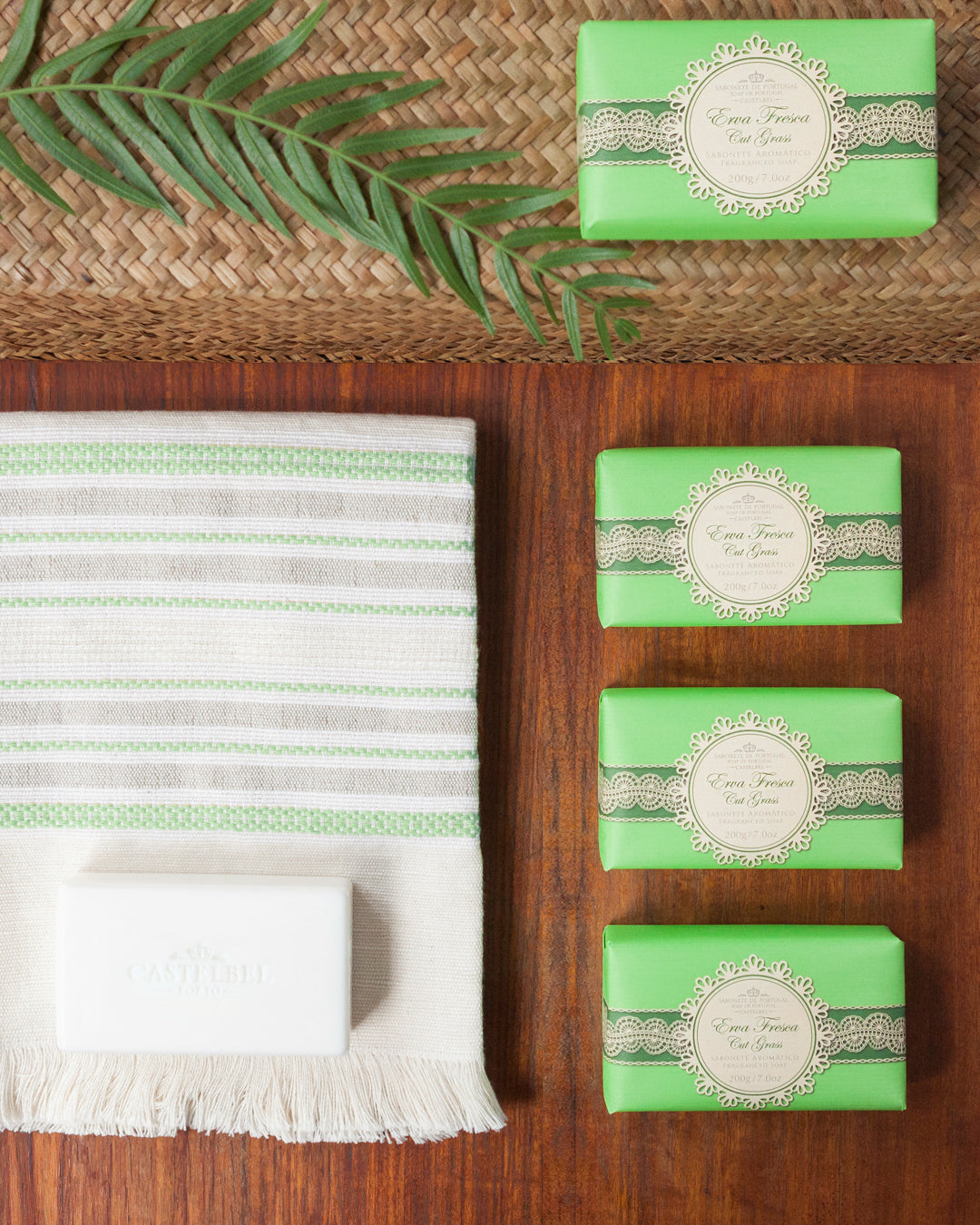 Gourmet Cut Grass Soap 200g