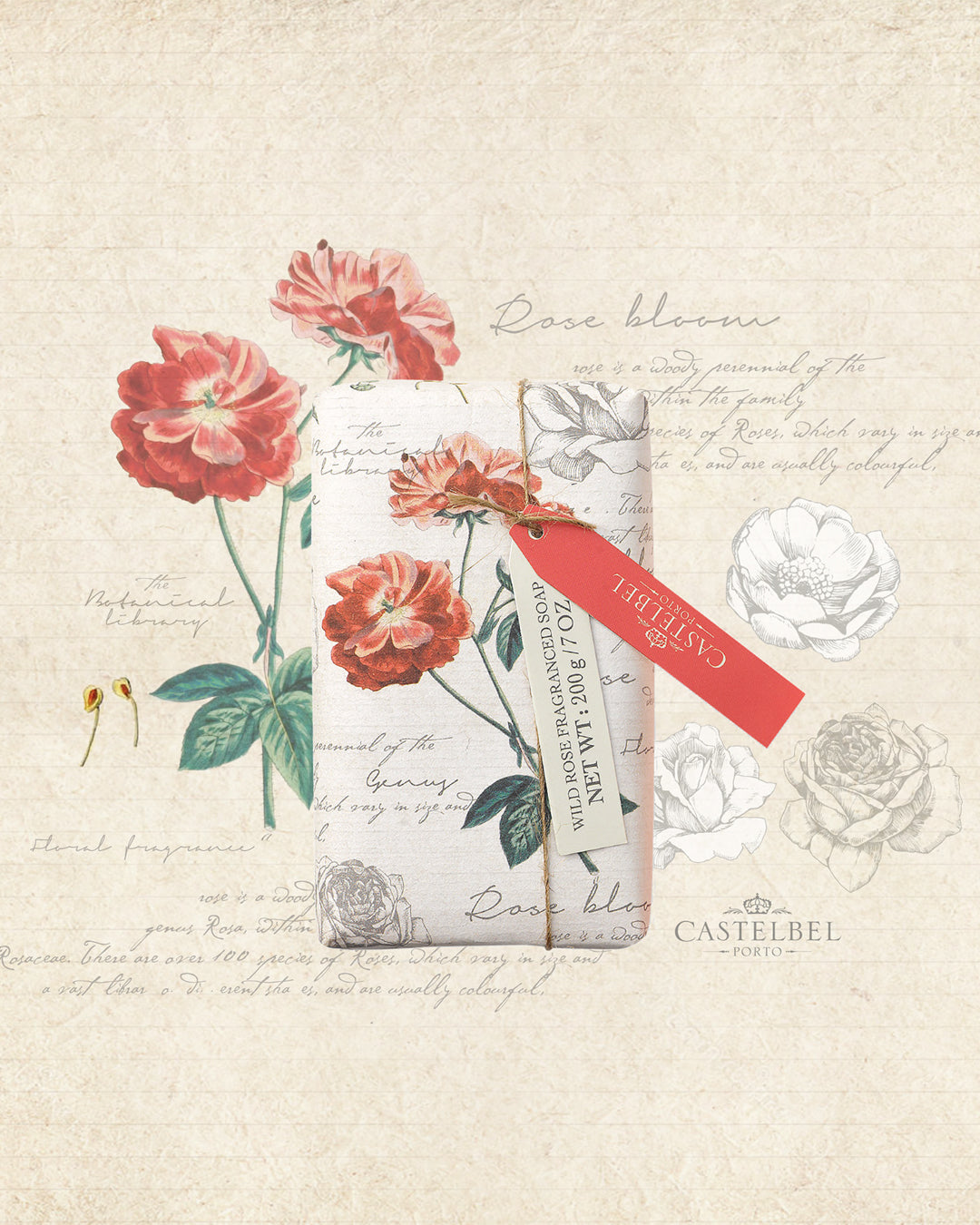 Botanicals Wild Rose Soap 200g