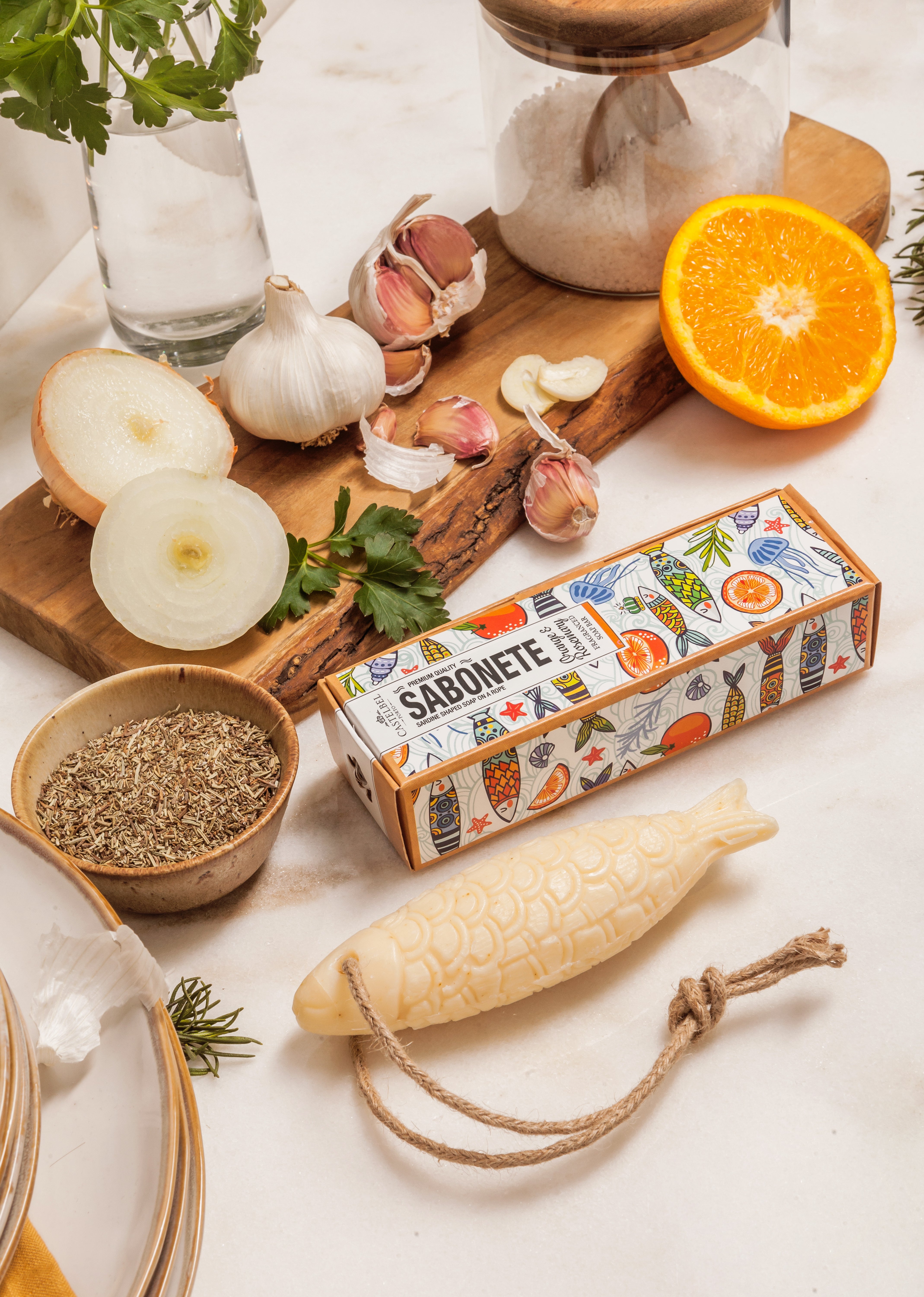 Sardine Soap Orange & Rosemary 80g
