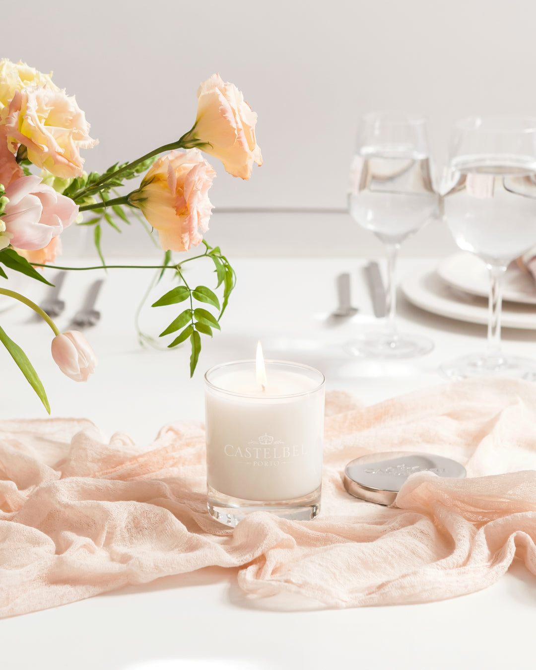 White Jasmine Scented Candle 210g