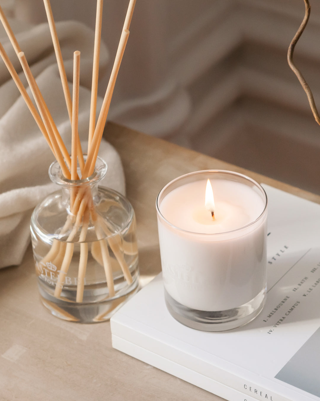Cotton Flower Scented Candle 210g