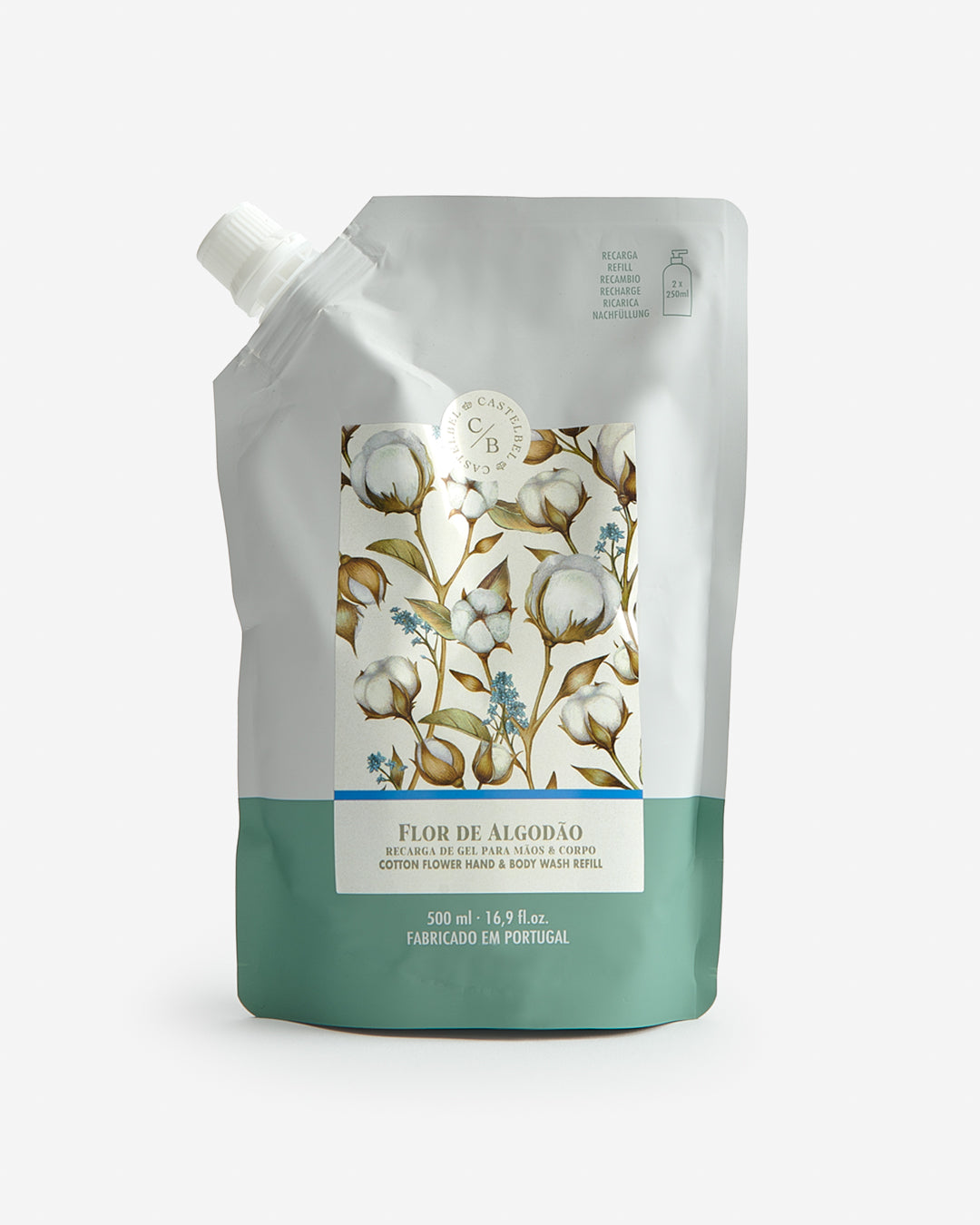 Cotton Flower Hand&Body Wash Refill Pouch 500ml