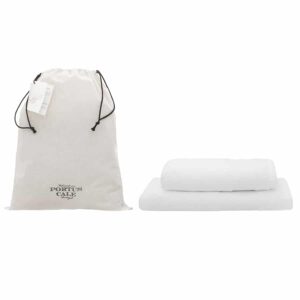 Egyptian Cotton White Hand Towel and Bath Towel Set
