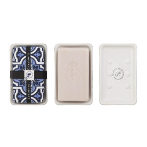 Soap Dish & Lavender Chamomile Soap 200g