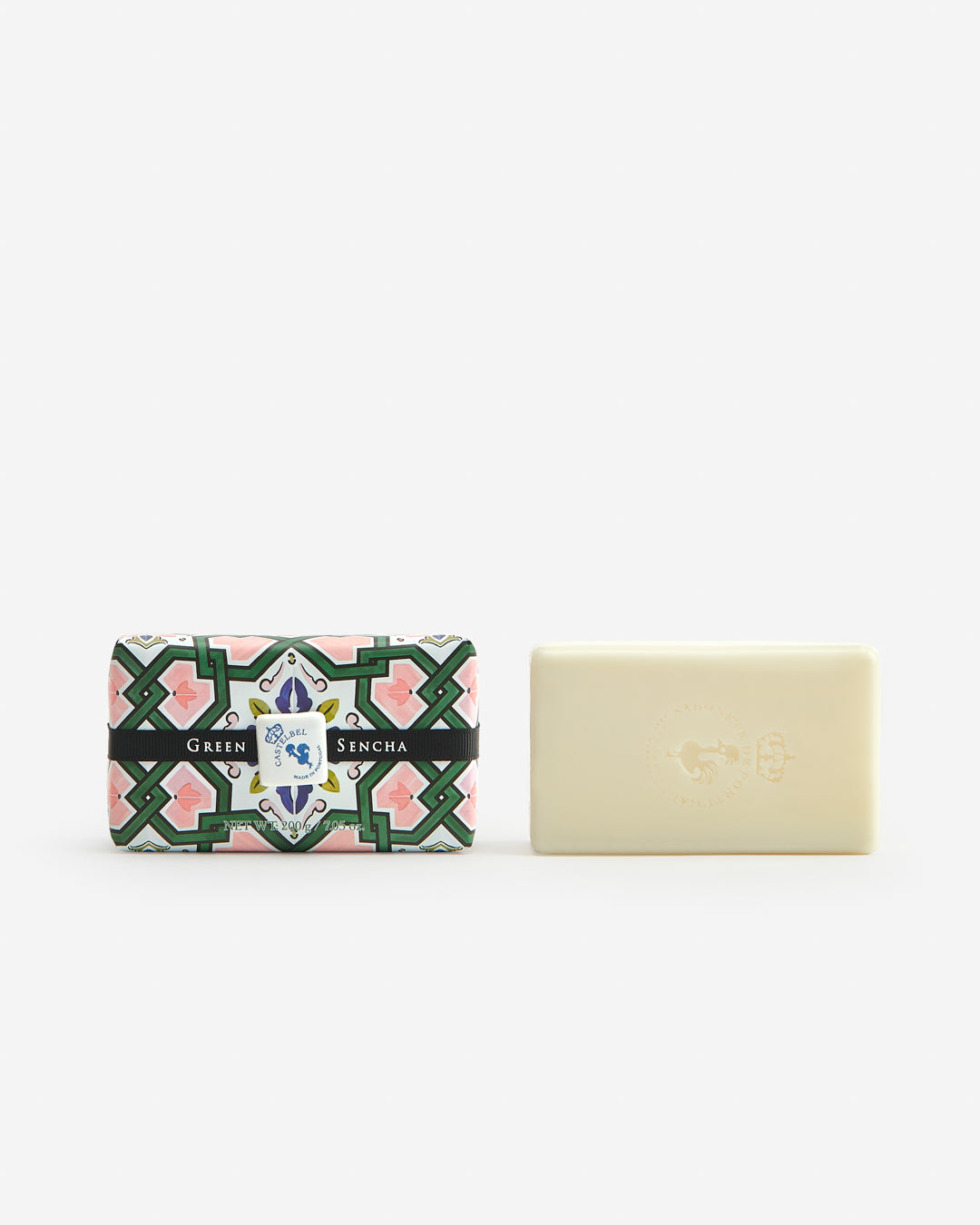 Green Sencha Soap 200g with Soap Dish