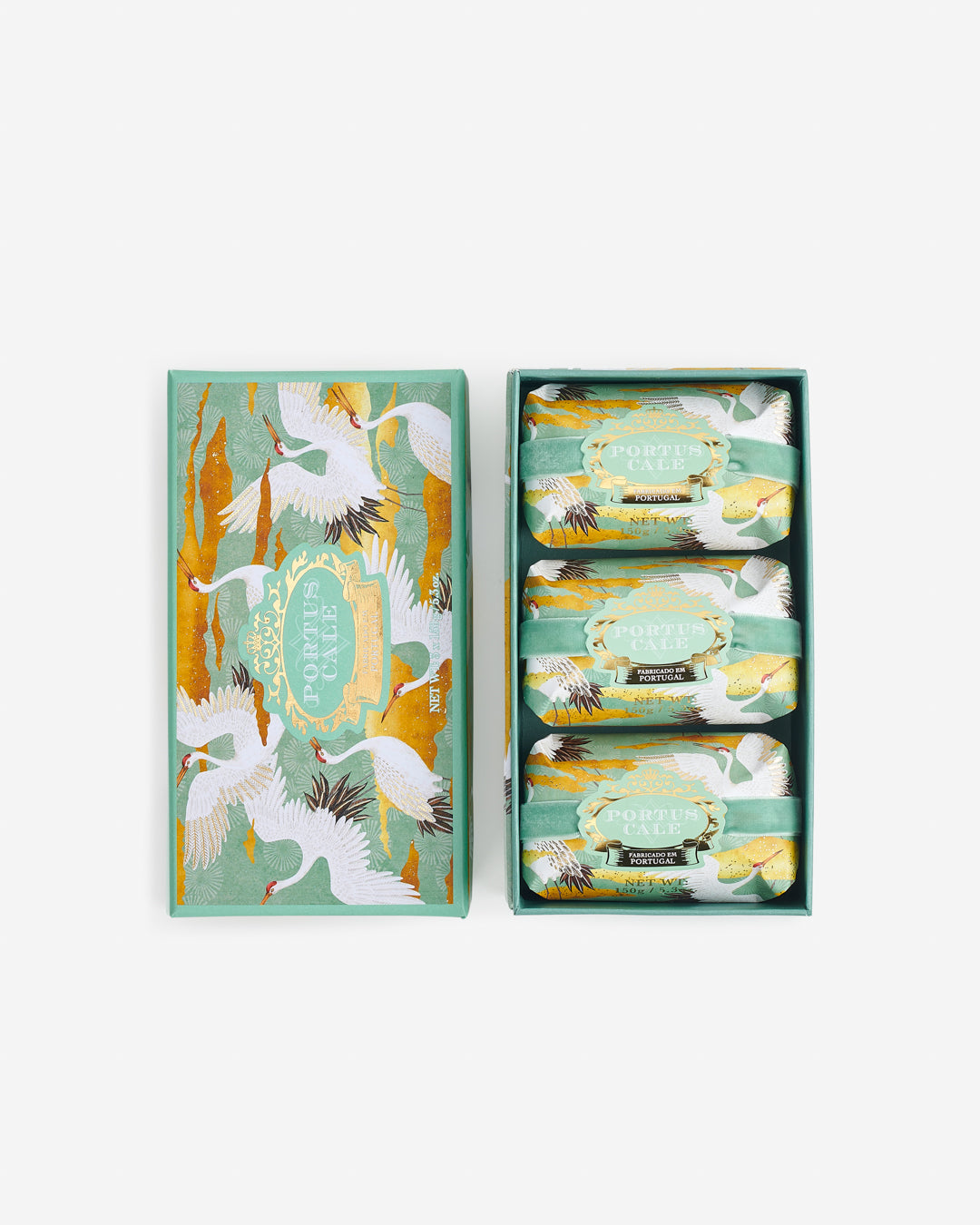 White Crane Soap Set 3x150g