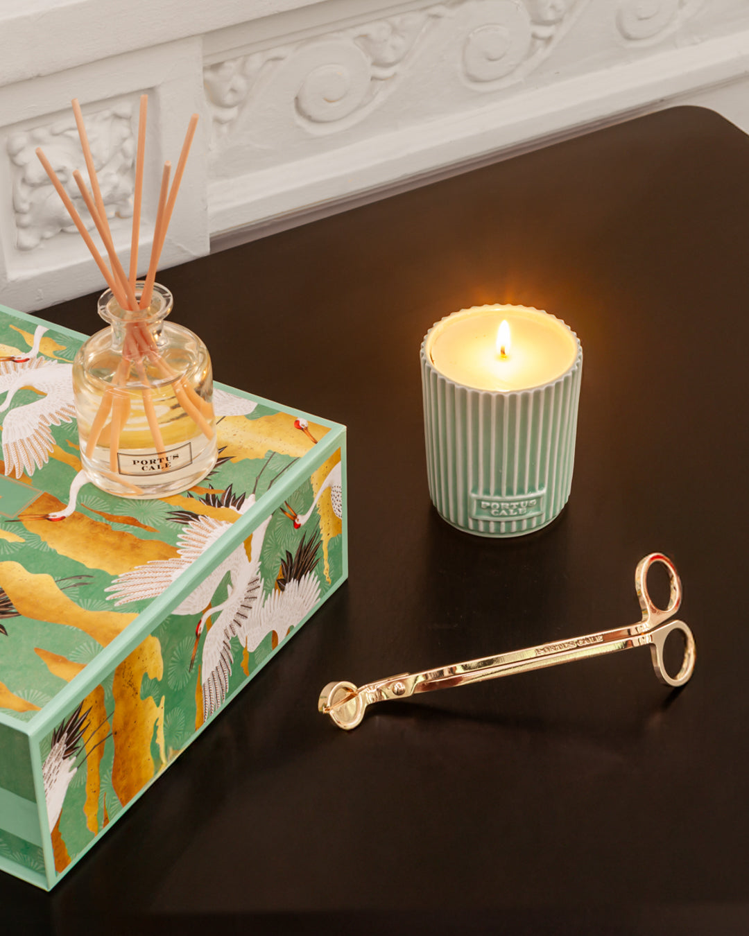 White Crane Home Gift Set