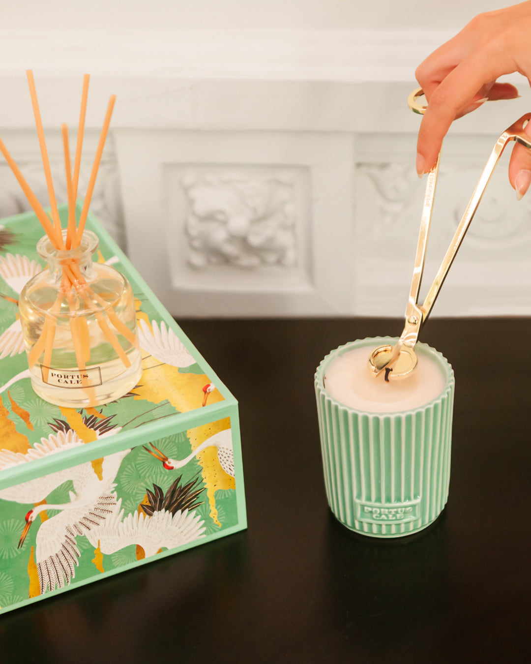 White Crane Home Gift Set