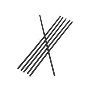 Small black diffuser sticks (100mL)