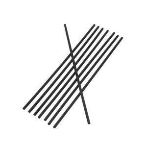 Medium black diffuser sticks (250mL)
